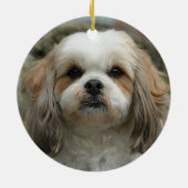 Ornement mignon de Noël de Shih Tzu (Dos)