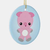 Ornement mignon de porc de bébé (Droite)
