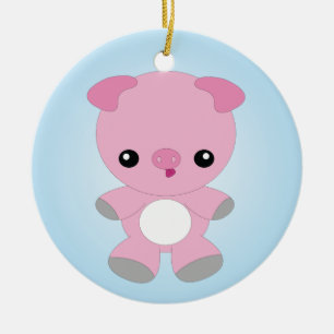 Ornement mignon de porc de bébé