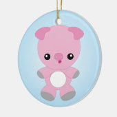 Ornement mignon de porc de bébé (Gauche)