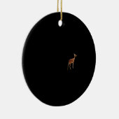Ornement minimal cerf (Droite)