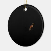 Ornement minimal cerf (Gauche)
