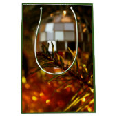 Ornement miroir sur le sac cadeau d'arbre de Noël (Devant)