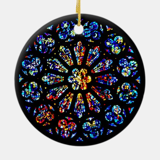 Ornement moderne/de résumé fenêtre rose de Noël (Dos)