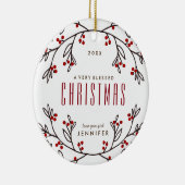 Ornement moderne de vacances d'amitié (Droite)