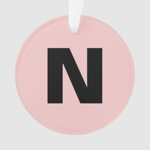 Ornement Moderne Élégant Initiale Monogramme Abric