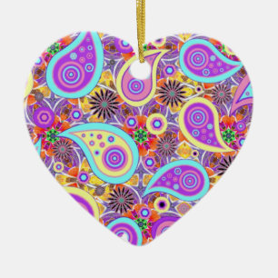 Ornement moderne et coloré pour chanter les coeur