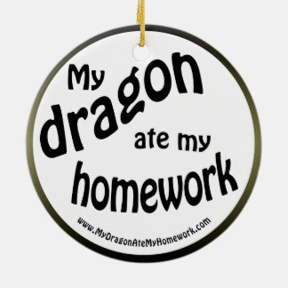 Ornement - mon dragon a mangé mon travail