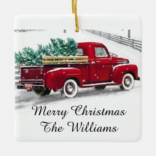 Ornement monogrammé de Noël (Devant)