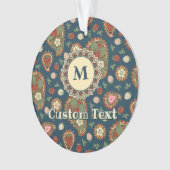 Ornement Motif de fraise Paisley (devant)