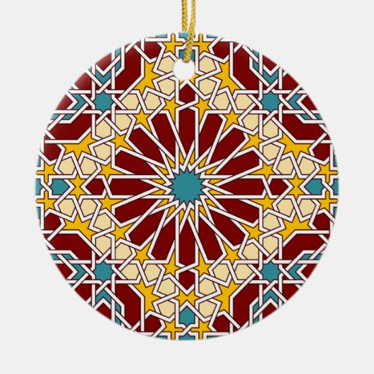 Ornement motif géométrique islamique (Devant)