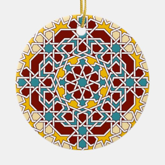 Ornement motif géométrique islamique (Devant)