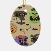 Ornement motif vintage Halloween (Dos)