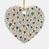 Ornement multi A7 de coeurs (Dos)