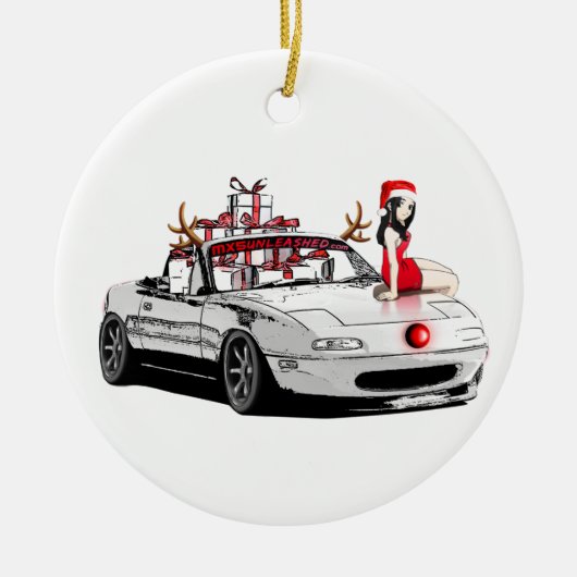 Ornement MX5 Miata de Noël (Devant)