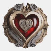 Ornement mystérieux au coeur rouge (Recto)