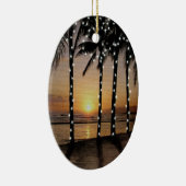 Ornement nocturne de plage tropicale (Droite)