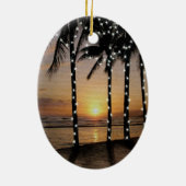 Ornement nocturne de plage tropicale (Dos)