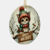 Ornement Noël Kitty (Droite)