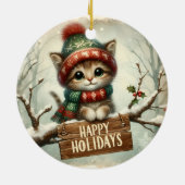 Ornement Noël Kitty (Dos)