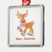 Ornement | Noël | Reindeer | Joyeux Noël (Gauche)