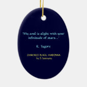 ORNEMENT NOIR DE MADONNA (Dos)