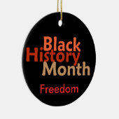 Ornement noir de mois d'histoire (Droite)