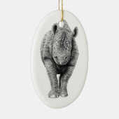 Ornement noir de rhinocéros (Droite)