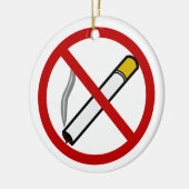 Ornement non-fumeurs de bouton de porte (Gauche)