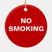 Ornement non-fumeurs de bouton de porte (Dos)