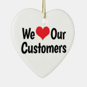 Ornement Nous aimons nos clients (Droite)