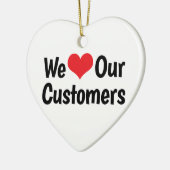 Ornement Nous aimons nos clients (Gauche)