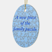 Ornement - nouveau morceau du puzzle de famille (Gauche)