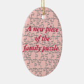 Ornement - nouveau morceau du puzzle de famille (Droite)