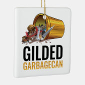 Ornement officiel de poubelle dorée (Droite)