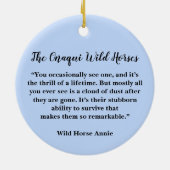 Ornement Onaqui Wild Horses (Dos)