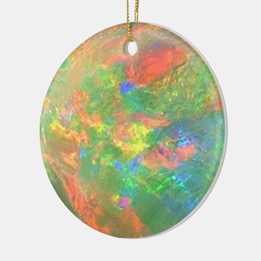 Ornement opale blanc (Gauche)