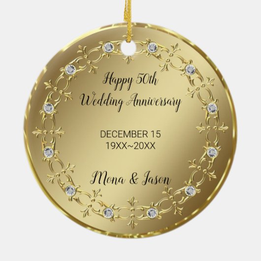 Ornement Or Avec Diamants (Dos)