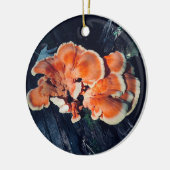 Ornement orange de cercle de champignon (Gauche)