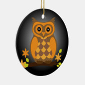 Ornement Orange Owl d'automne (Droite)