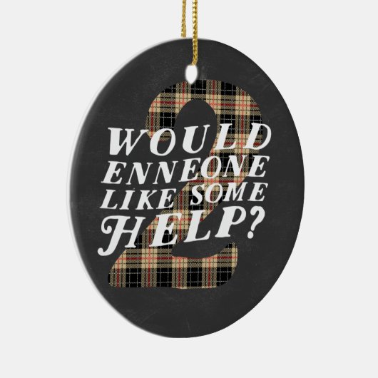 Ornement orienté de Noël d'Enneagram 2 (Droite)