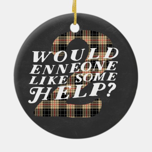 Ornement orienté de Noël d'Enneagram 2 (Dos)