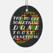 Ornement orienté de Noël d'Enneagram 9 (Droite)