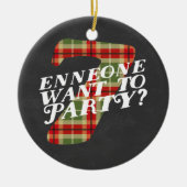 Ornement orienté de Noël drôle d'Enneagram 7 (Devant)