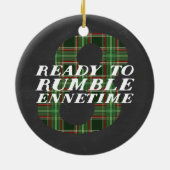 Ornement orienté de Noël drôle d'Enneagram 8 (Dos)