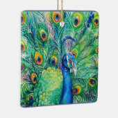 Ornement orné de bijoux de paon (Droite)