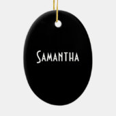 Ornement ovale à cadre noir (Dos)