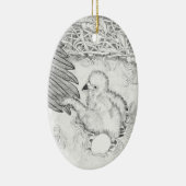 Ornement Ovale Aigle SWFL Precious E14 (Droite)