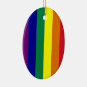 Ornement ovale arc-en-ciel (Droite)