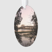 Ornement ovale commémoratif de Beaufort Bridge Woo (devant)